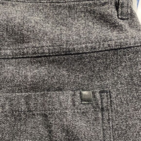 Roots Canada Heavyweight Slim Fit Marled Grey Twill junction knit Pants 6 - Picture 10 of 16